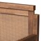 Baxton Studio Toveli Ash Walnut Finished Wood and Synthetic Rattan Daybed 159-9848 - alternate 2